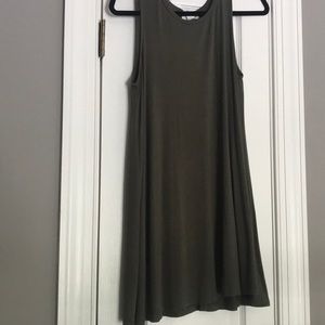 Forever 21 olive shift dress